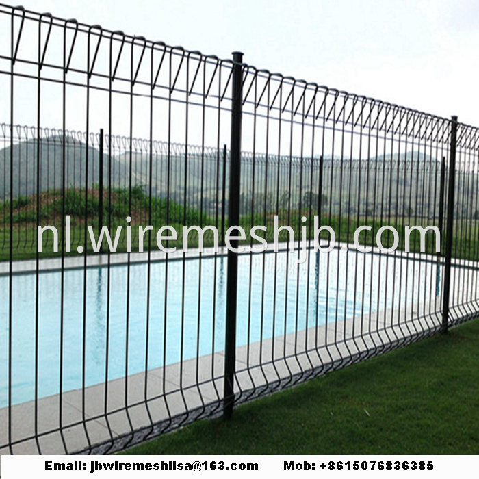 PVC Coated Rolltop Fence BRC Pool Fence